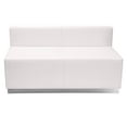 thumbnail image 5 of Flash Furniture Leather Loveseat,White ZB-803-LS-WH-GG, 5 of 6