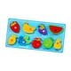 thumbnail image 1 of Rompecabezas de madera para niños pequeños, rompecabezas para habilidades motoras finas, aprendizaje preescolar robusto para Fruta, 1 of 9