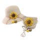 thumbnail image 1 of Conjunto de sombrero y bolso de paja para niñas Sombreros para fiestas de té para niñas Monederos Gorras de vestir Bolsos Regalo para cumpleaños Verano Playa Viajes, 1 of 5