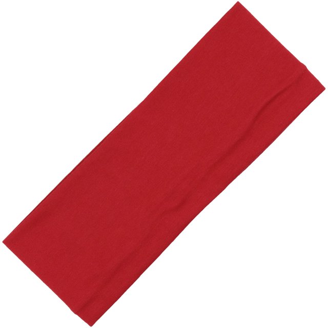 Paquete de diademas de algodón de 3.0 in elásticas para yoga, suaves y elásticas, diademas deportivas, diadema de moda para adolescentes, mujeres y niñas de Kenz Laurenz (1 pieza de diademas rojas)
