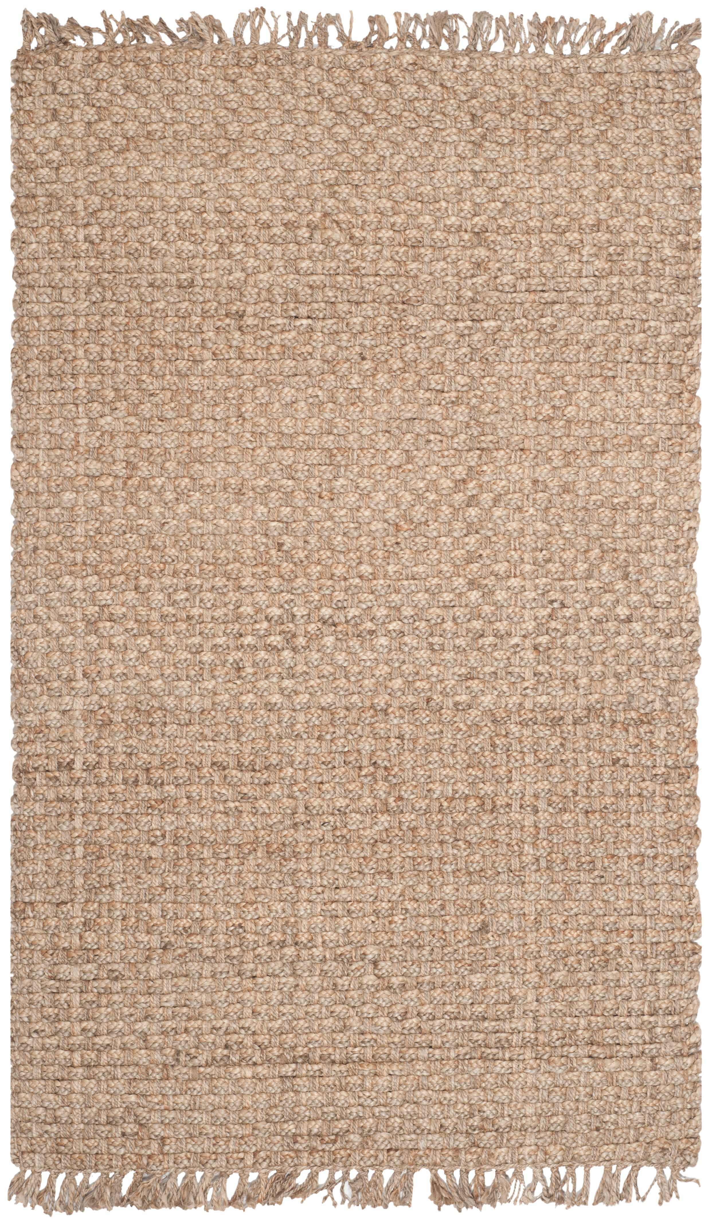 SAFAVIEH Natural Fiber Eason Braided Jute Area Rug, Natural, 6' x 9'