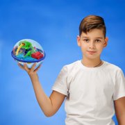 Playkidz Brainymaze Challanger, 3D Maze Game with Over 200 Obstacles, Great Puzzle to Test Stabilizing Skills.