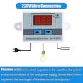 thumbnail image 4 of Controlador De Temperatura Digital Xh-w3001 Módulo 110-220v Programable De Menos 50 A 110 Grados De Calentamiento, 4 of 5