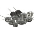 thumbnail image 1 of Cuisinart 17-Piece Cookware Set, Chef's Classic Nonstick Hard Anodized, 66-17, 1 of 7