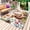 Orange Green, variant on Colorful Squirrel Outdoor Rug 6x9 Ft - Reversible Patio Rug Outdoor Camping Rugs, Botanical Berry Pine Cones Washable Indoor Outdoor Area Rugs, Non-Slip Outdoor Carpet Runner for Deck/Porch
