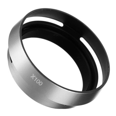 Fuji Sic Rings - 49mm LH-JX100 Lens Hood WITH LA-49X100 Adapter Ring for Fuji Fujifilm X100 X100s