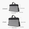 thumbnail image 3 of Lightweight and Shockproof Laptop Organizer 15.6/17 inch Handbag Convenient for Office School and Travel, 3 of 8
