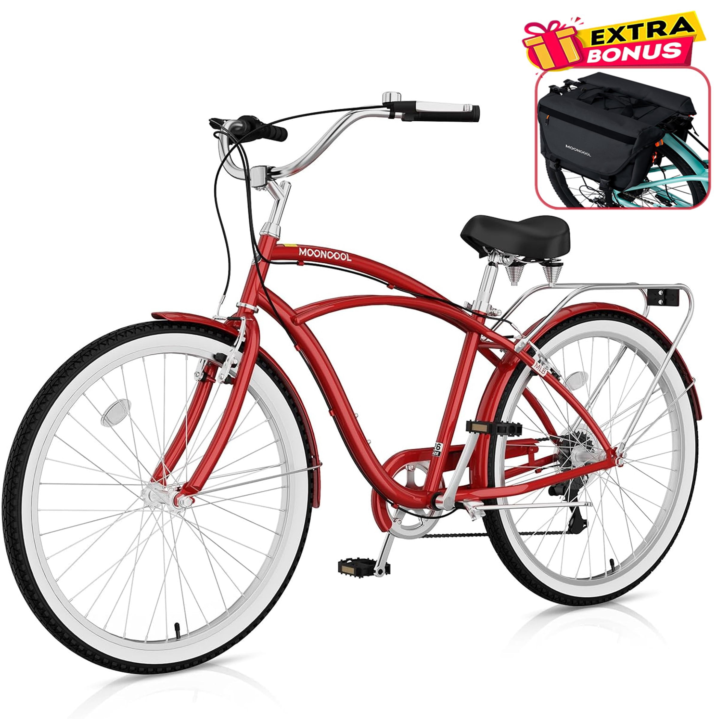 Beach Cruiser - Red