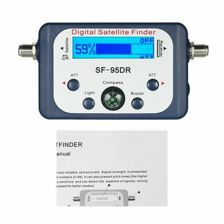 CSYANXING User-Friendly Digital Satellite Finder with Electronic Buzzer and Backlit Display for Outdoor Use