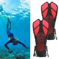 thumbnail image 4 of Diving Flippers, Non-slip Designed Soft And Comfortable Swim Fins Stable  For Swimmer For Swimming Rouge, 4 of 8