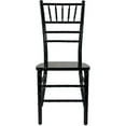 thumbnail image 4 of Maklaine Wood Modern Traditional Chiavari Chair In Black Finish, 4 of 5