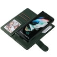 thumbnail image 6 of Mantto Case For Samsung Galaxy Z Fold 5 5G, Detachable 2 in 1 Wallet Card Slot with Magnetic Closure Kickstand Folio Premium PU Leather With Pen Holder Cover For Samsung Galaxy Z Fold 5 5G, Green, 6 of 11