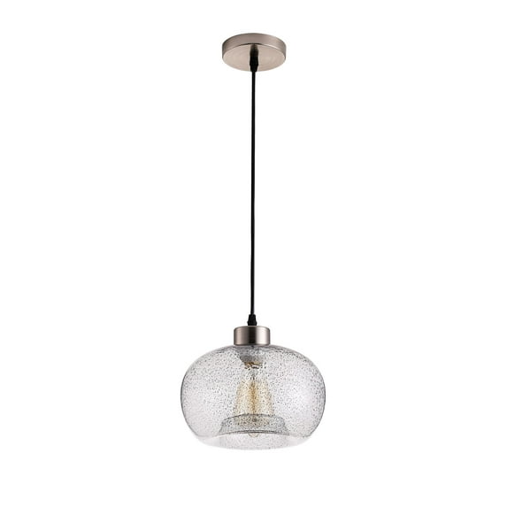 Aiwen Modern Globe Glass Pendant Light Unique Farmhouse Hanging Ceiling Lamp