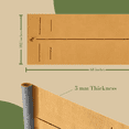 thumbnail image 5 of Anti-skid Cotton Alignment Yoga Mat (Grey), 5 of 8