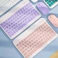 thumbnail image 2 of Portable Wireless Bluetooth Keyboard Mouse Set For Android Ios Windows Phone Tablet sky blue 10-inch, 2 of 5