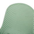 thumbnail image 6 of GDF Studio Yazmeen Outdoor Modern Dining Chair, Set of 4, Green, 6 of 11