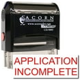 thumbnail image 1 of Large Self-Inking Application Incomplete Stamp with Yellow Ink, 1 of 4