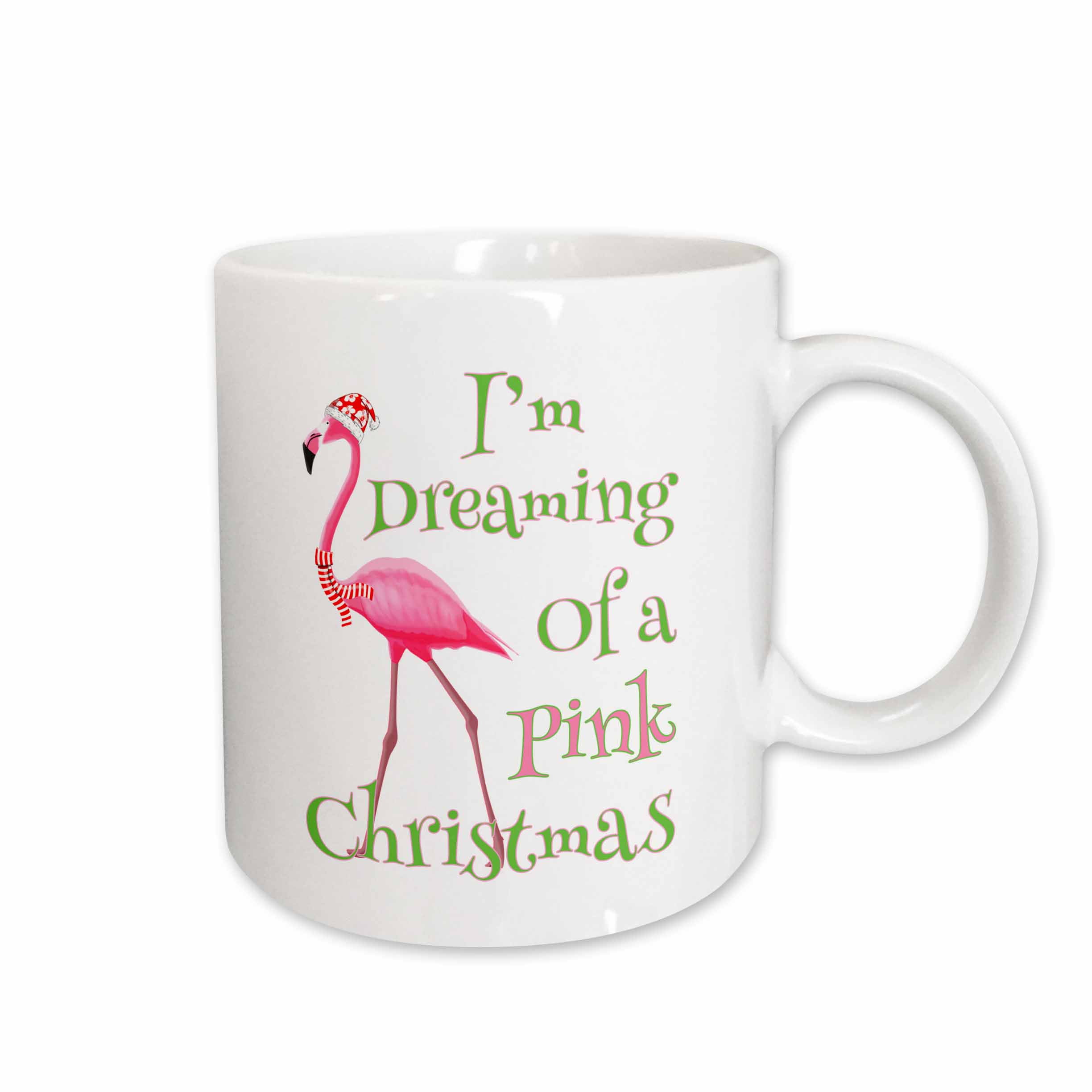 FLAMINGO COLOUR YOUR OWN MUG Kids Girls Drinking Cup Birthday Santa Gift Box