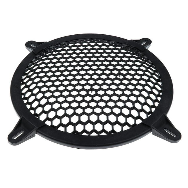 Rejilla de malla para altavoz de subwoofer de plástico, cubierta de salida, piezas de audio para coche 8 pulgadas