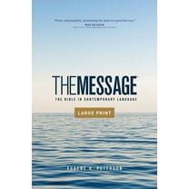 The Message Outreach Edition, Large Print (Softcover): The Bible in Contemporary Language, (Paperback)