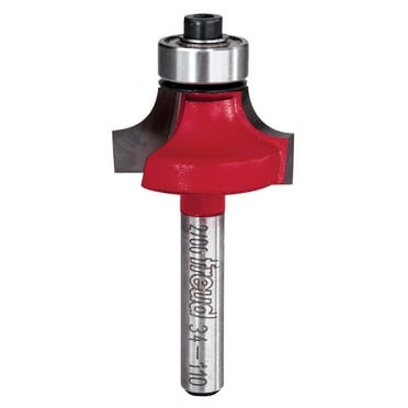 Freud 1-1/8 in. Dia. x 1/4 in. x 2-3/16 in. L Carbide Rounding Over Router Bit