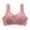 Pink bras, variant on pimelu Bras for Women Wireless Bras for Women Full Coverage Seamless Full Figure Bras Ladies Plus Size Open Closure Compression Push up Bralette Lace Bra