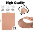 thumbnail image 2 of Rose Gold Glitter Cardstock 8.5x11 Double-Sided 24 Sheets, Gold No-Shed Glitter Paper 280GSM/100lb Pink Card Stock for Craft, Art, Invitation, Graduation, Wedding Party, 2 of 7