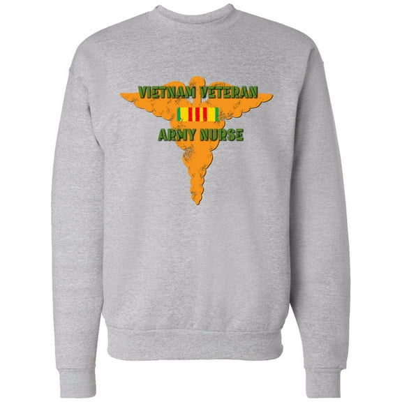 Inktastic Vietnam Veteran Army Nurse Adult Sweatshirt