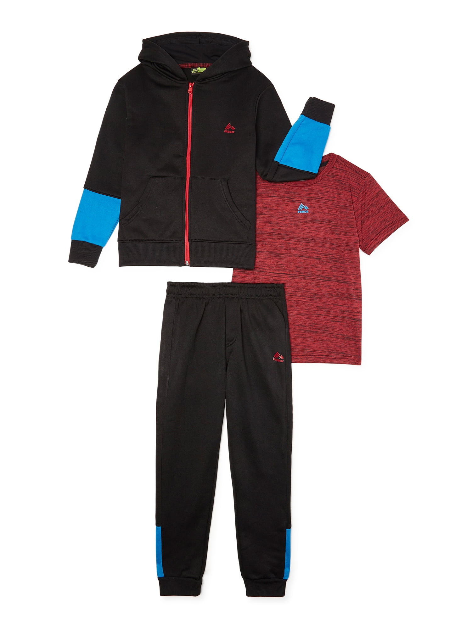 RBX Boys Fleece Full Zip Hoodie, T 