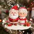 thumbnail image 5 of Couple Growing Old Together, New Christmas Couple Ornament, Personalized Gnome Couple Ornament for Xmas Tree, Wedding Anniversary Gift for Him, Her- Marriage Keepsake, Santa Claus Couple, 5 of 6