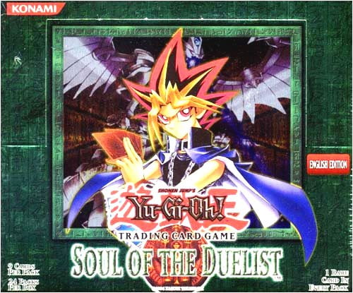 YU-GI-OH  SOUL OF THE DUELIST 1ST EDITION  " EMPTY " BOOSTER BOX 