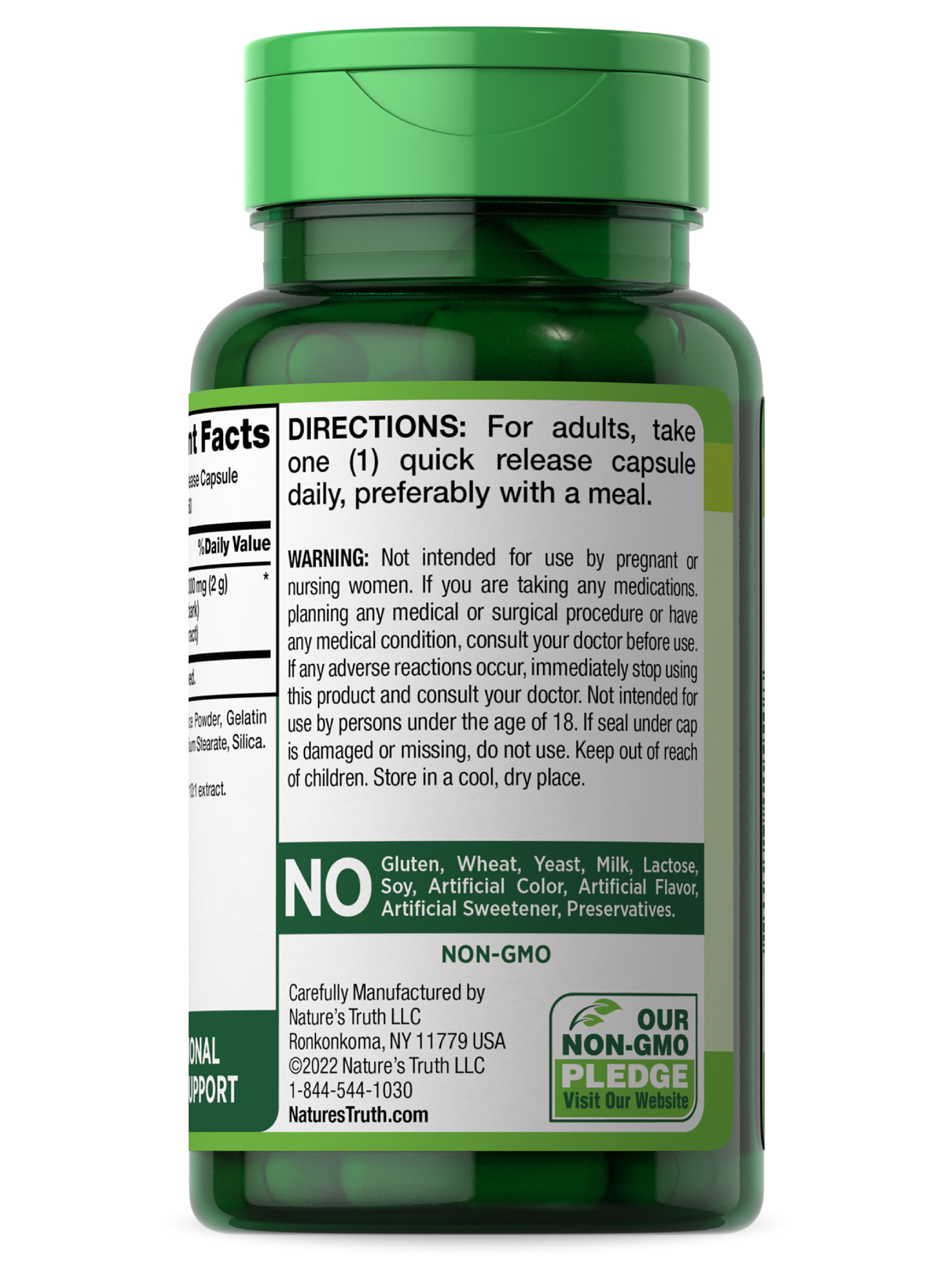 Buy Ceylon Cinnamon Capsules 2000mg 60 count NonGMO & Gluten