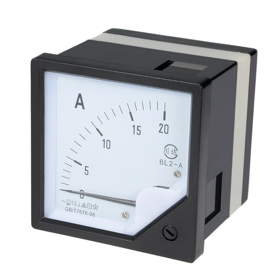 0-20A Analog Panel Ammeter Gauge Ampere Current Meter 6L2 1.5 Error Margin