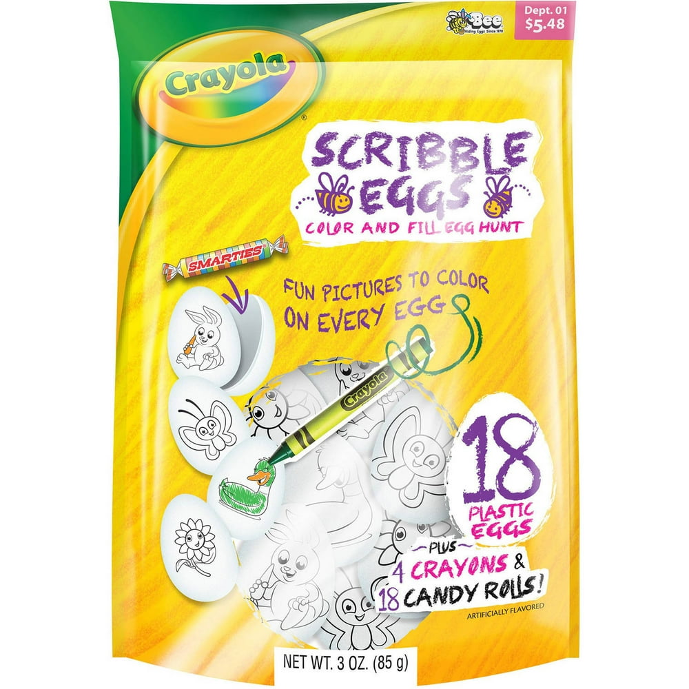Crayola Scribble Eggs Set, 40 Piece