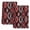 Red, variant on Red Black Geometric Kitchen Towels Set of 2, Abstract Art Diamond Modern Absorbent Dish Towels for Kitchen, Microfiber Hand Towel, Quick Drying Tea Towel for Cleaning Decorative Dishcloths