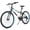 Blue Black, variant on Hykolity 20 Inch Kids Mountain Bike 7 Speeds Boys Girls Bicycle For Ages Children Teen MTB 8-13 Adjustable Seat All-Terrain Tires Dual V-Brakes, Black Green