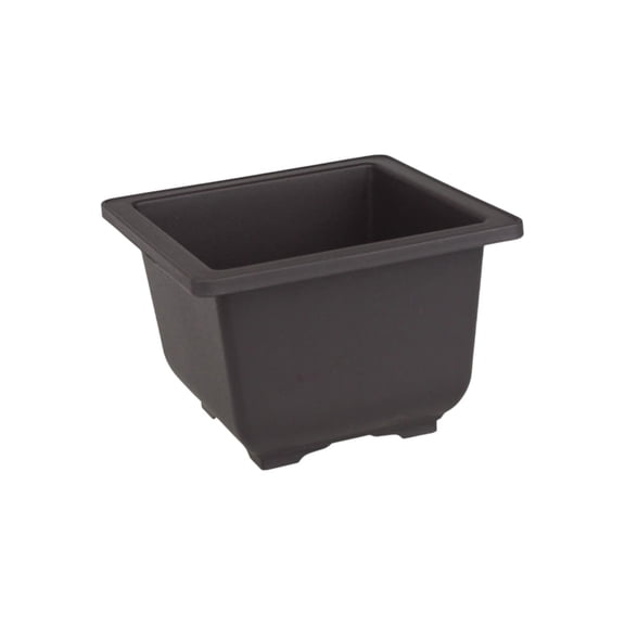 DefiDgd 6.7x6.7x4.7inch Rectangle Flowerpot Potted,Modern Minimalism Plastic Planter Indoor Outdoor Pot for Home Gardening Balcony Succulents Plants Pot(Large)