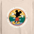 thumbnail image 3 of Mickey & Friends - Perfect Day Explore Outside - Women's Lightweight French Terry Long Sleeve Shirt, 3 of 5