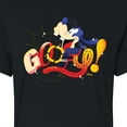 thumbnail image 3 of Disney - Goofy Geometric - Juniors Cropped Cotton Blend T-Shirt, 3 of 5