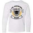 thumbnail image 3 of Inktastic Class of 2027 the Adventure Begins with Graduation Cap Long Sleeve Youth T-Shirt, 3 of 5