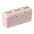 thumbnail image 3 of La Crosse Clock Daily Flip Pink Tabletop Alarm Clock with Calendar, 636-379P, 3 of 6