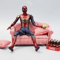 thumbnail image 3 of Figura de acción de Spider-Man: No Way Home de ZD Toy, Marvel Legends, Peter Parker, modelo dorado, negro y rojo, juguete coleccionable para adultos, escala 1/10, 3 of 3