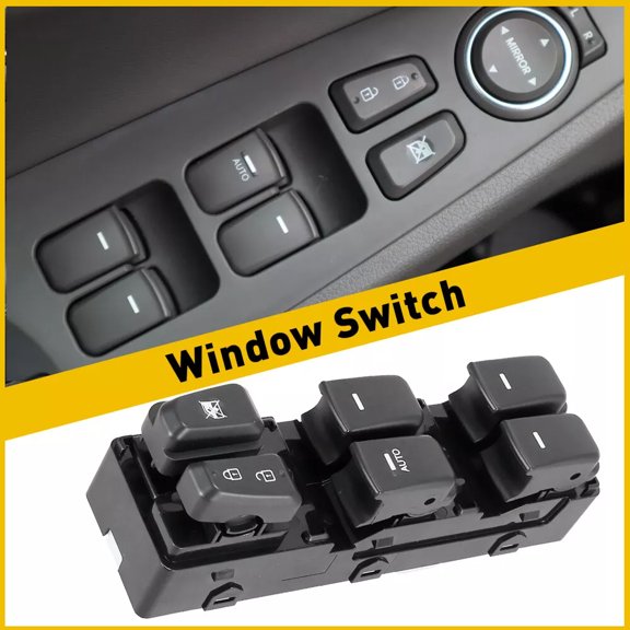 Master Window Switch Control Panel Left Driver Side for Hyundai Sonata 2011-2015