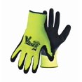 thumbnail image 1 of Guantes de trabajo Boss V2 Flexi Grip Hi-Viz, negro/verde, talla M, 1 of 1