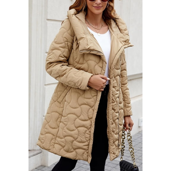 Giolshon Women's Puffer Jacket Quilted Lightweight Padding Packable Bubble Coat