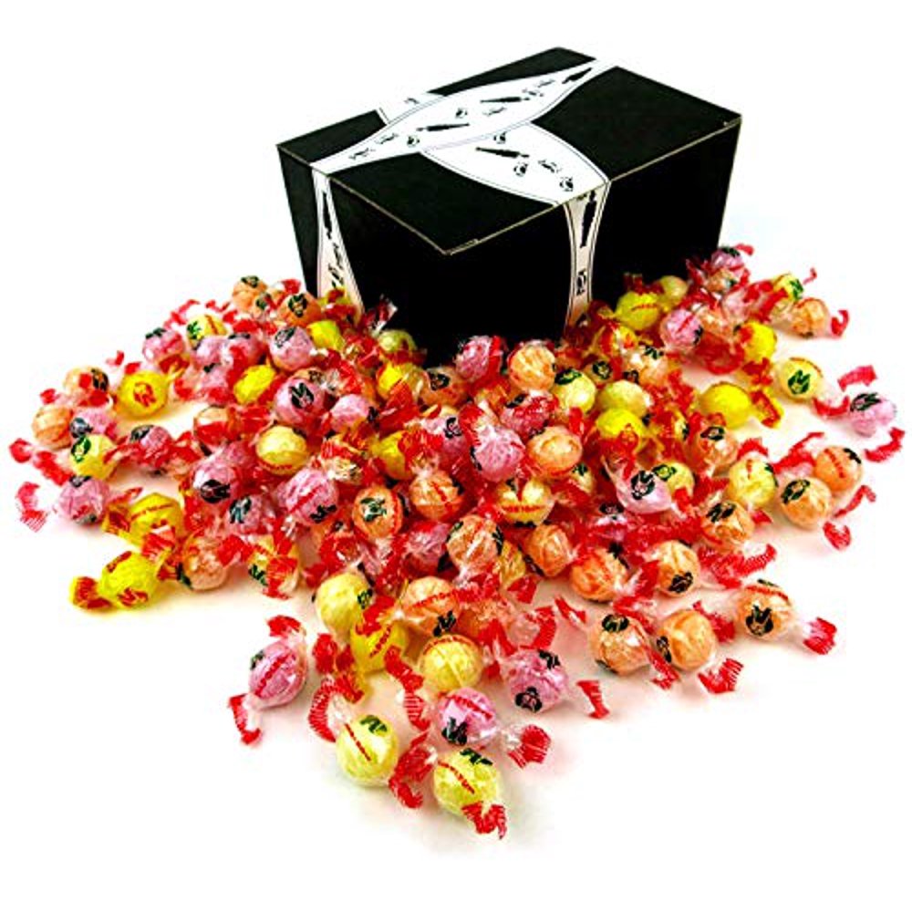 Napoleon Fruit Mix Hard Candy, 2 lb Bag in a BlackTie Box