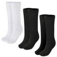 thumbnail image 1 of Calcetines Diabético Compresión Unisex XCELLENCE Alto Rendimiento Set 3 Negro/Blanco, 1 of 5