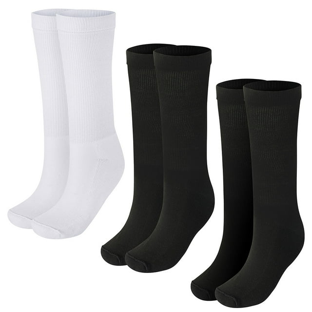 Calcetines Diabético Compresión Unisex XCELLENCE Alto Rendimiento Set 3 Negro/Blanco