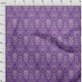 thumbnail image 4 of oneOone Viscose Jersey Purple Fabric Damask Sewing Fabric By The Yard Printed Diy Clothing Sewing Supplies 60 Inch Wide, 4 of 4