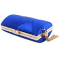 thumbnail image 6 of Ladies Bag, Elegant bag with chain Clutch Handbag Wedding Party Evening Bag Blue, 6 of 7